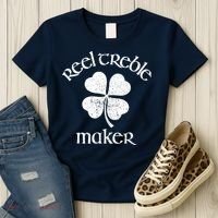 Reel Treble Maker Irish Dance Shamrock St Patricks Women's T-Shirt thumb 3