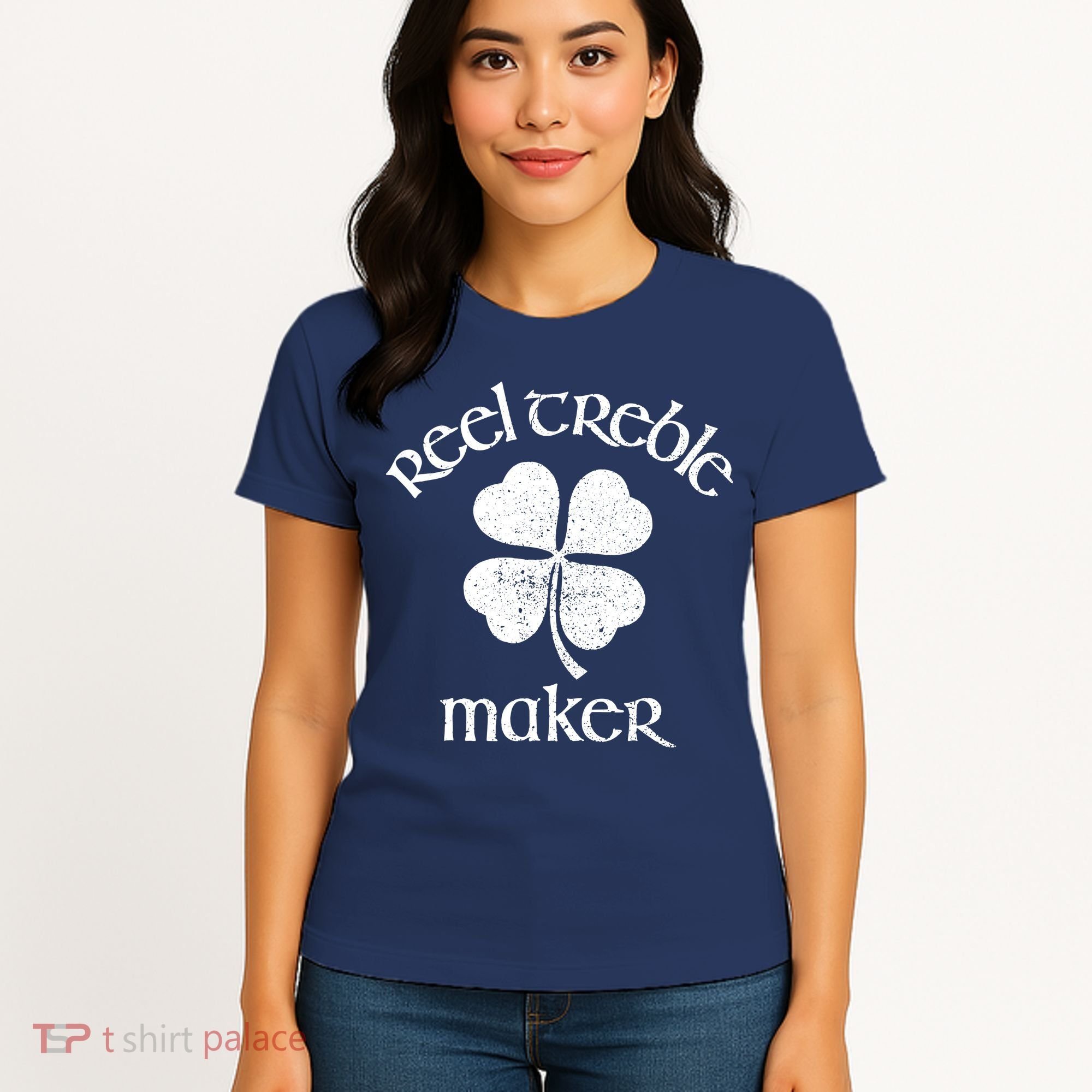 Reel Treble Maker Irish Dance Shamrock St Patricks Women's T-Shirt