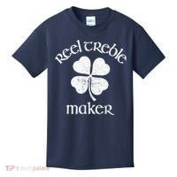 Reel Treble Maker Irish Dance Shamrock St Patricks Kids T-Shirt thumb 0