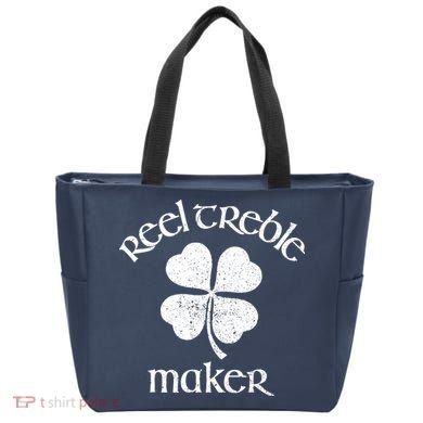 Reel Treble Maker Irish Dance Shamrock St Patricks Tote Bag