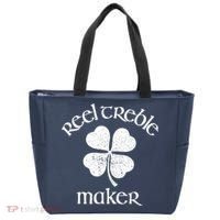 Reel Treble Maker Irish Dance Shamrock St Patricks Tote Bag thumb 0