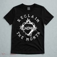 Reclaim The Month Sacred Heart Image June Month Premium T-Shirt thumb 5