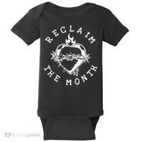 Reclaim The Month Sacred Heart Image June Month Premium Baby Bodysuit thumb 0