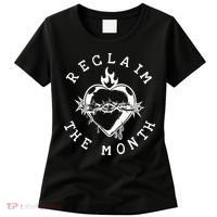 Reclaim The Month Sacred Heart Image June Month Premium Women's T-Shirt thumb 0