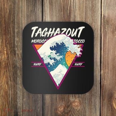 Retro Taghazout Morocco Surf Great Wave Coaster