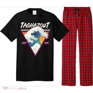 Retro Taghazout Morocco Surf Great Wave Pajama Set