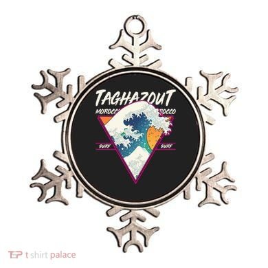 Retro Taghazout Morocco Surf Great Wave Ornament