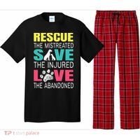 Rescue The Mistreated Save Injured Animal Rights Rescue Gift Pajama Set thumb 0