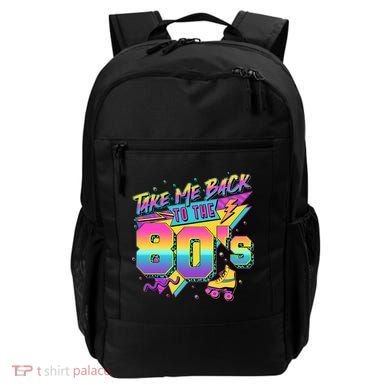 Retro Take Me Back To The 80s Eighties Backpack