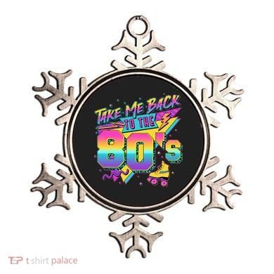 Retro Take Me Back To The 80s Eighties Ornament