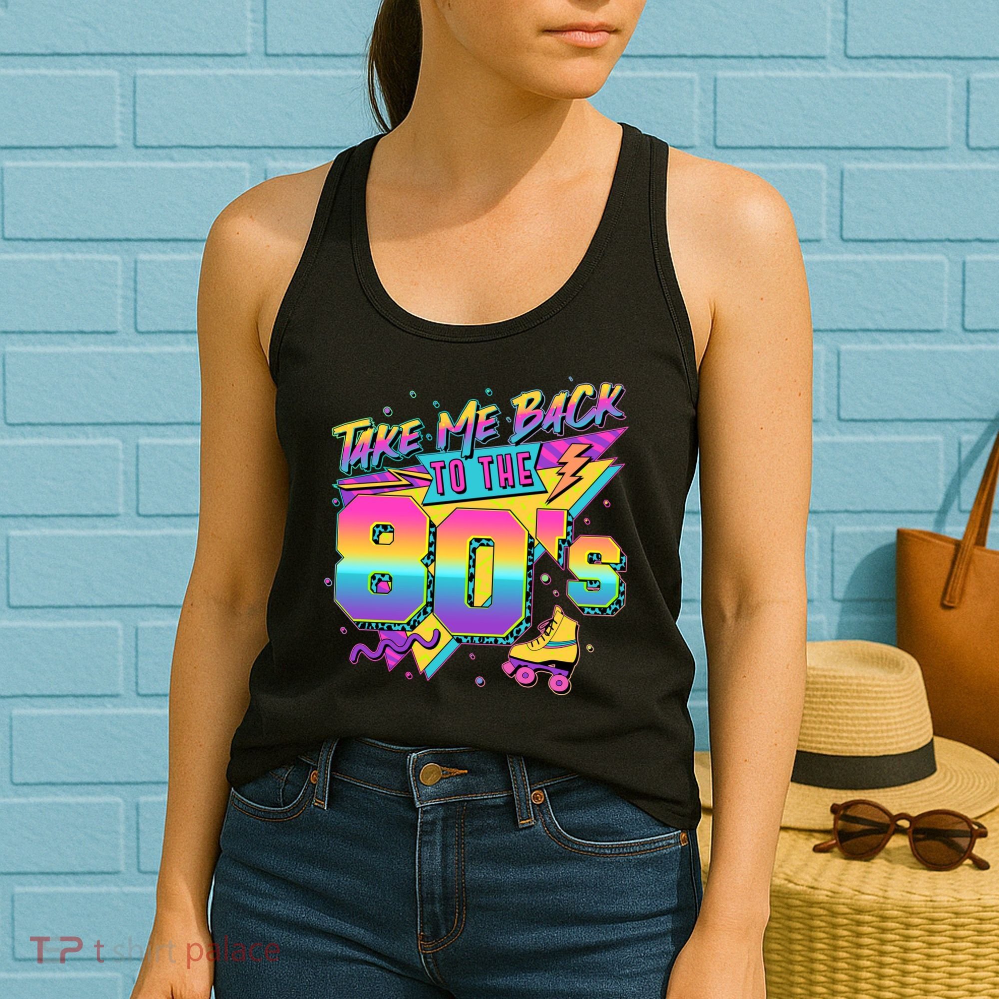 Retro Take Me Back To The 80s Eighties Women's Tank Top