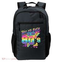 Retro Take Me Back To The 80s Eighties Backpack thumb 0