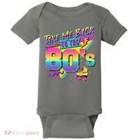 Retro Take Me Back To The 80s Eighties Baby Bodysuit thumb 0