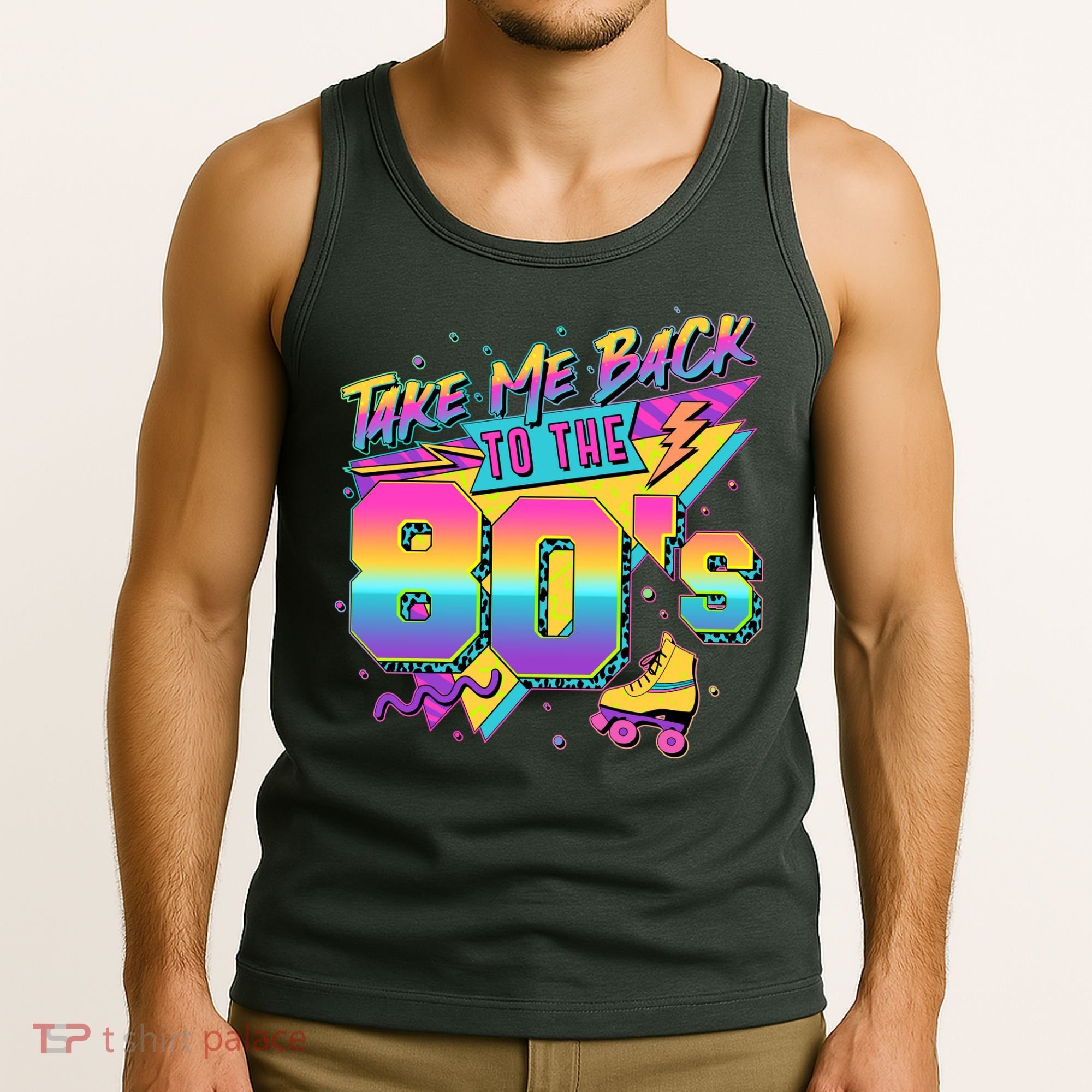 Retro Take Me Back To The 80s Eighties Tank Top