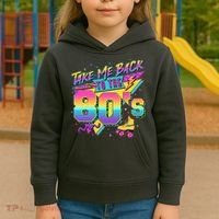 Retro Take Me Back To The 80s Eighties Kids Hoodie thumb 3