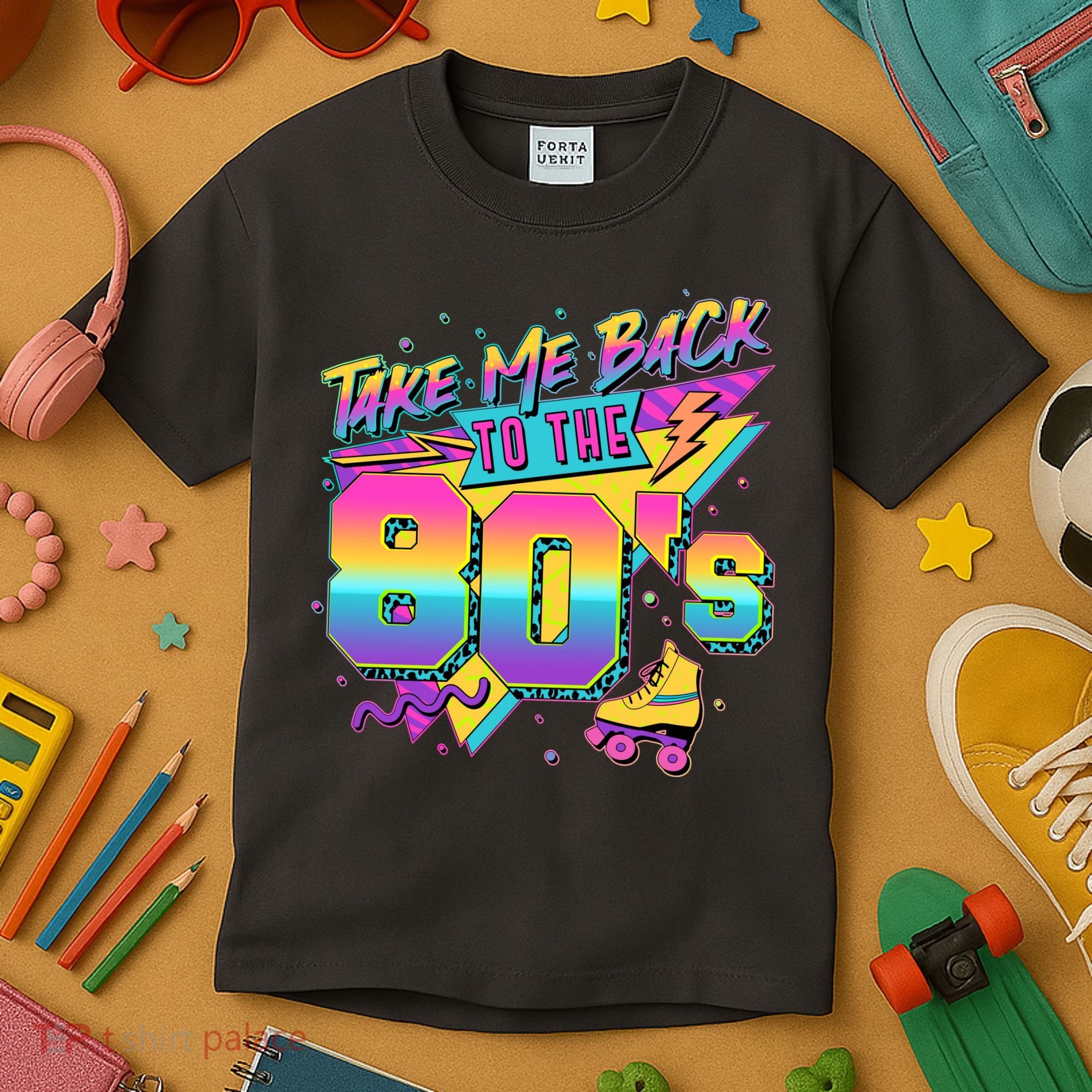 Retro Take Me Back To The 80s Eighties Kids T-Shirt