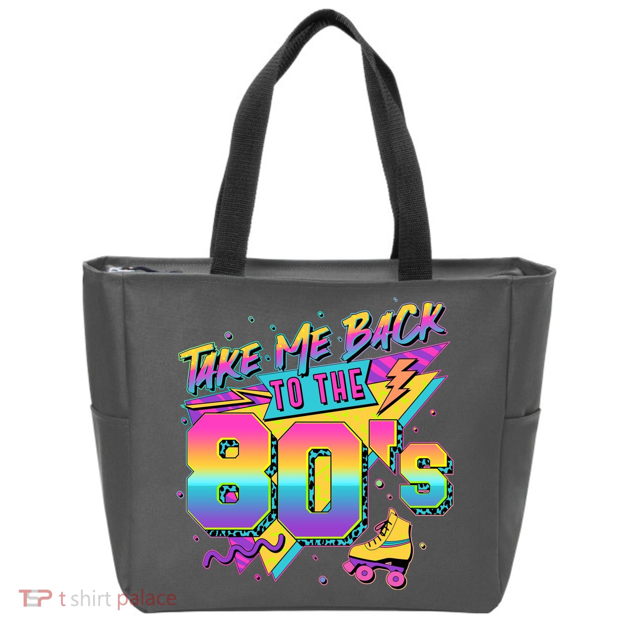 Retro Take Me Back To The 80s Eighties Tote Bag