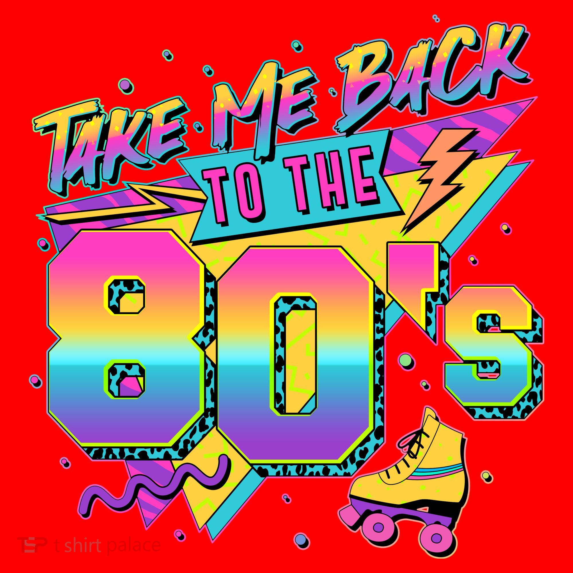 Retro Take Me Back To The 80s Eighties Santa Hat