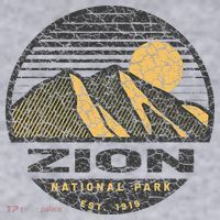 Road Trip Mount Zion National Park Utah Mountain Sunset Art Women's Sweatshirt thumb 2