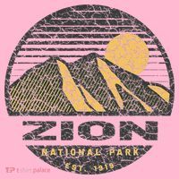 Road Trip Mount Zion National Park Utah Mountain Sunset Art Coaster thumb 2
