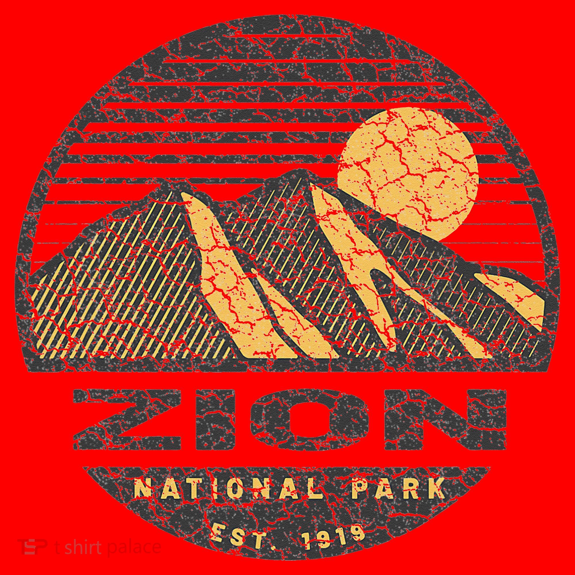 Road Trip Mount Zion National Park Utah Mountain Sunset Art Santa Hat