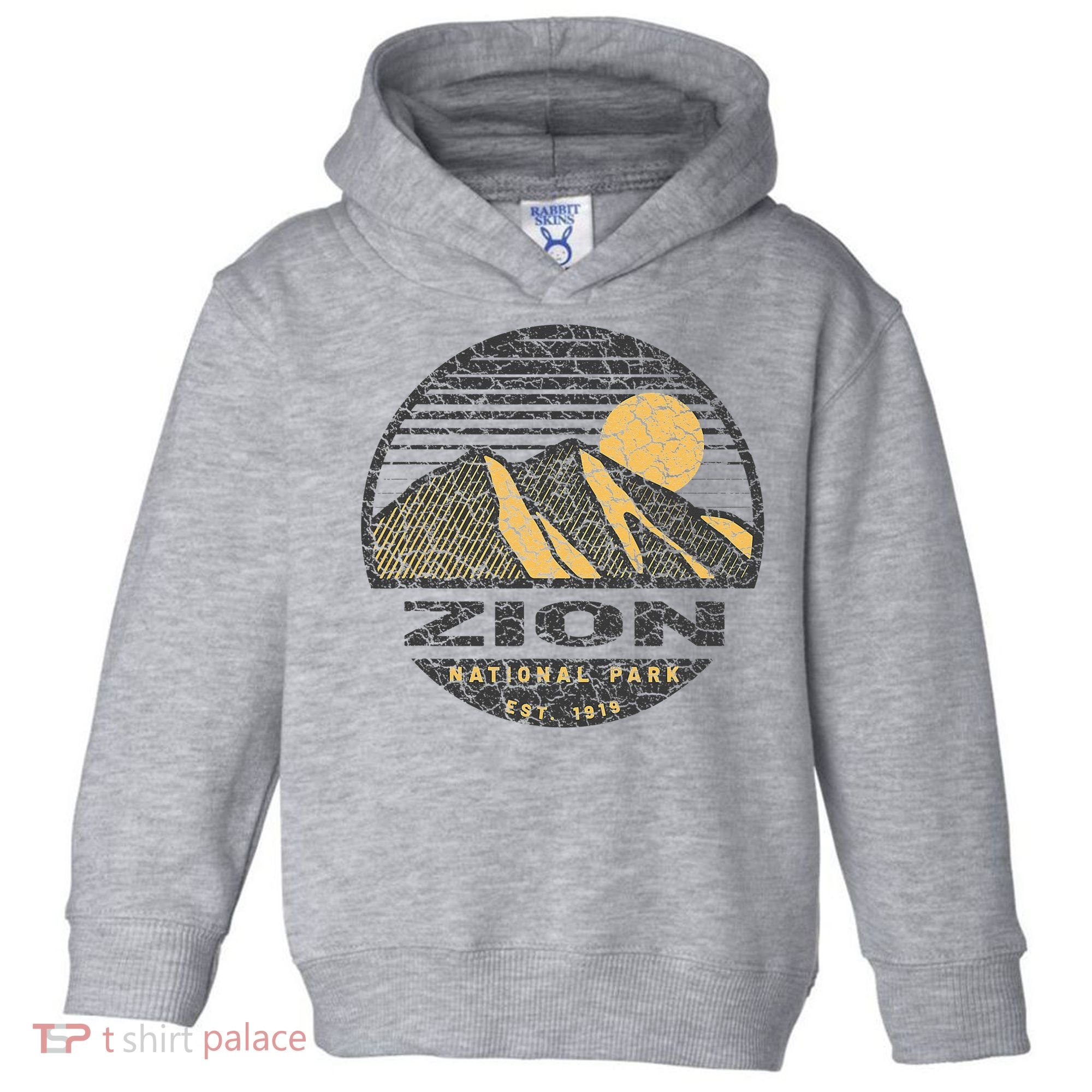 Road Trip Mount Zion National Park Utah Mountain Sunset Art Toddler Hoodie