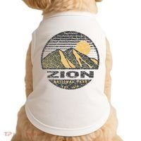 Road Trip Mount Zion National Park Utah Mountain Sunset Art Doggie Tank thumb 0
