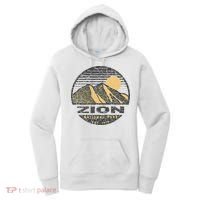 Road Trip Mount Zion National Park Utah Mountain Sunset Art Women's Hoodie thumb 0
