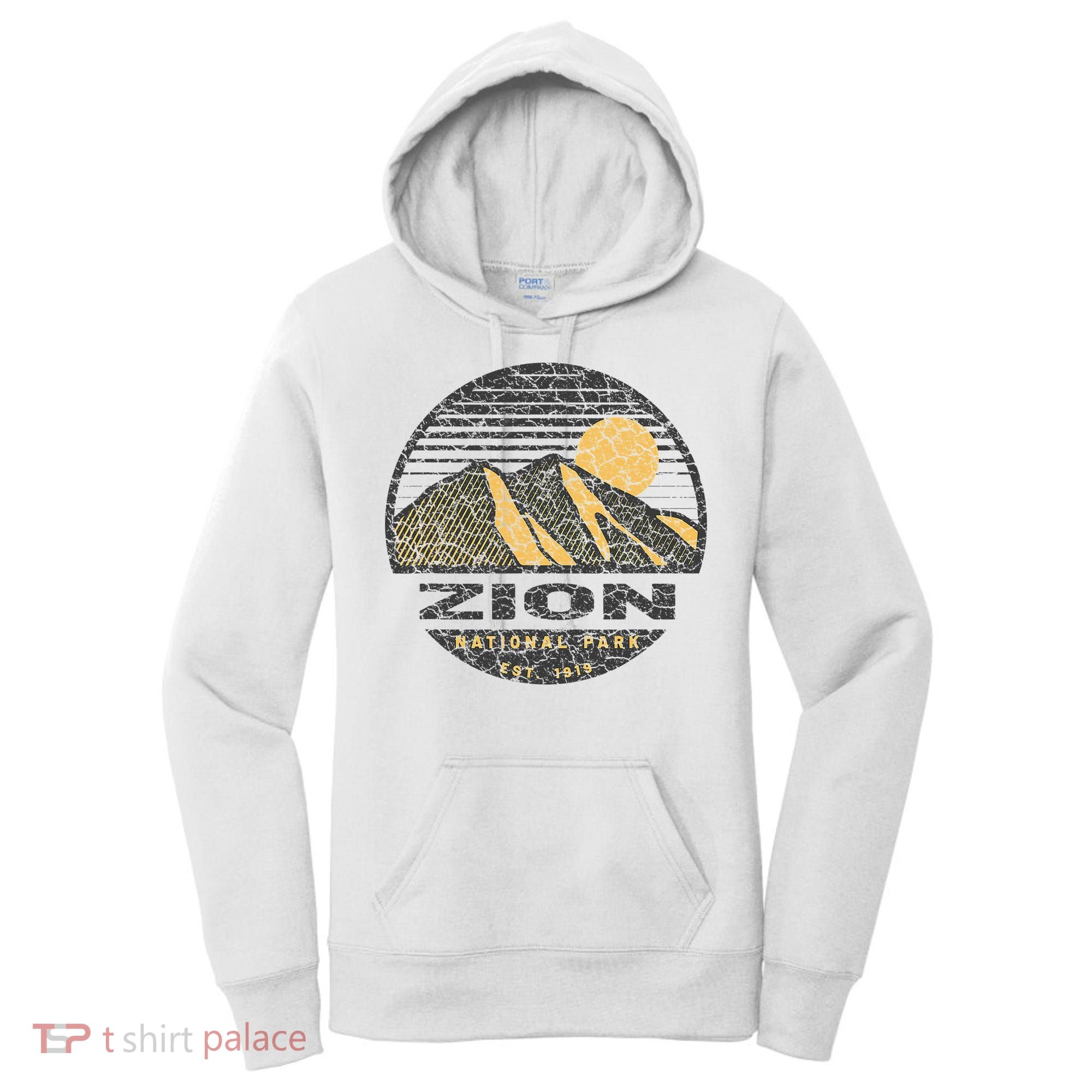 Road Trip Mount Zion National Park Utah Mountain Sunset Art Women's Hoodie