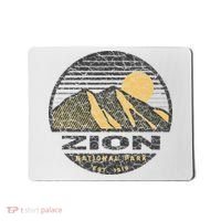 Road Trip Mount Zion National Park Utah Mountain Sunset Art Mousepad thumb 0