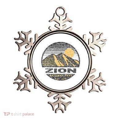 Road Trip Mount Zion National Park Utah Mountain Sunset Art Ornament