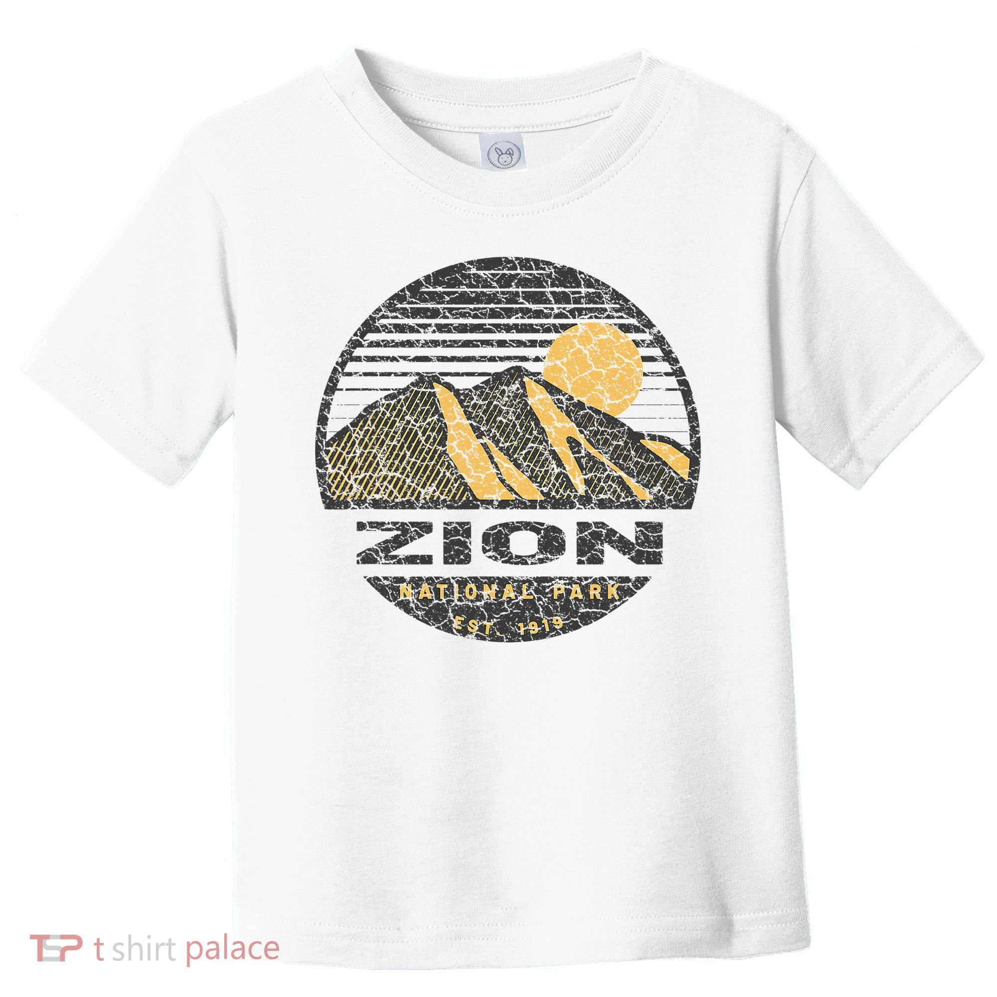 Road Trip Mount Zion National Park Utah Mountain Sunset Art Toddler T-Shirt