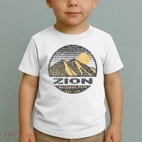 Road Trip Mount Zion National Park Utah Mountain Sunset Art Toddler T-Shirt thumb 2