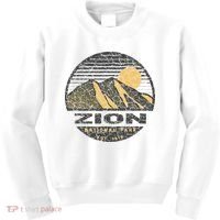Road Trip Mount Zion National Park Utah Mountain Sunset Art Kids Sweatshirt thumb 0