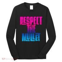 Respect The Mullet Gulf Shores Alabama Fishing Long Sleeve Shirt thumb 0