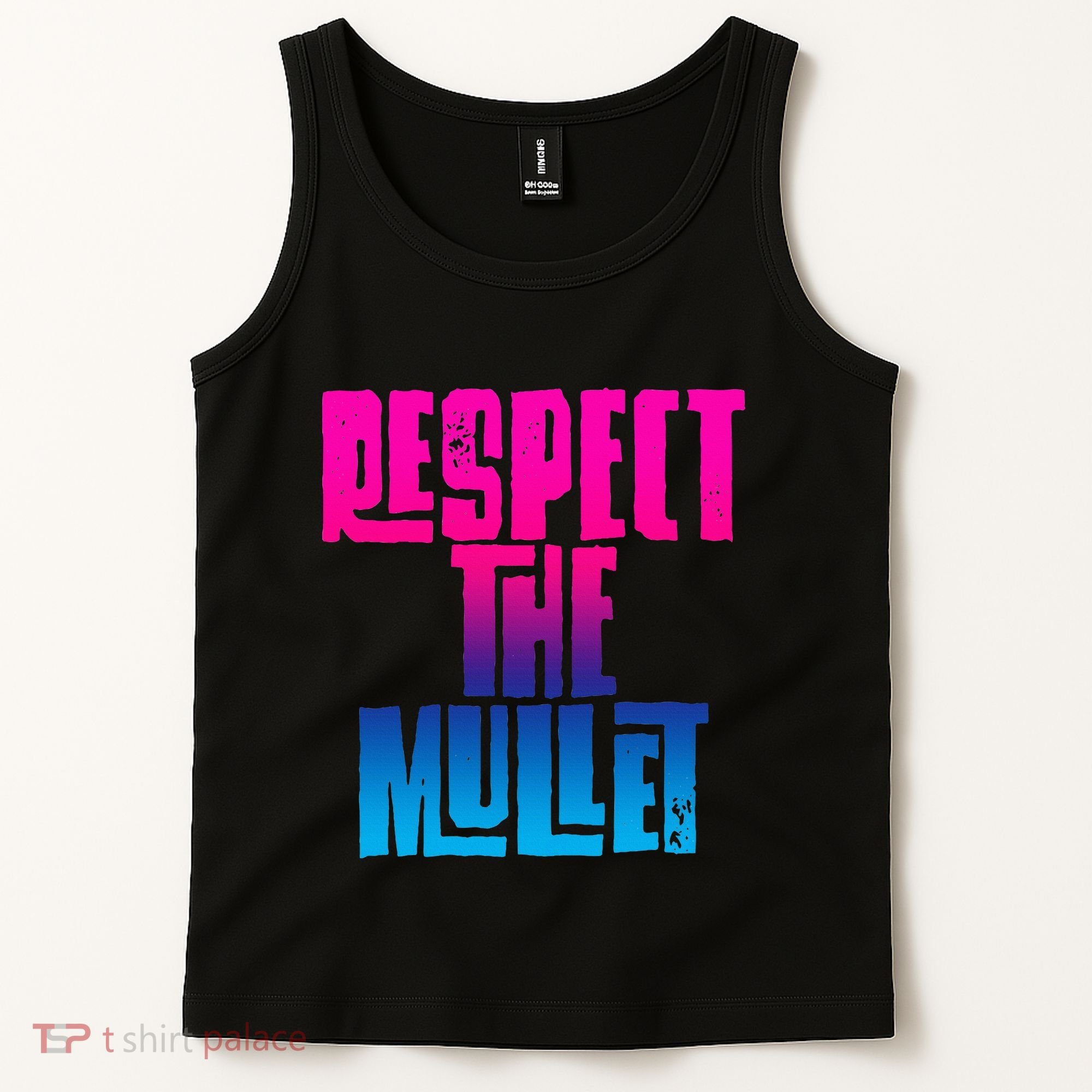 Respect The Mullet Gulf Shores Alabama Fishing Tank Top