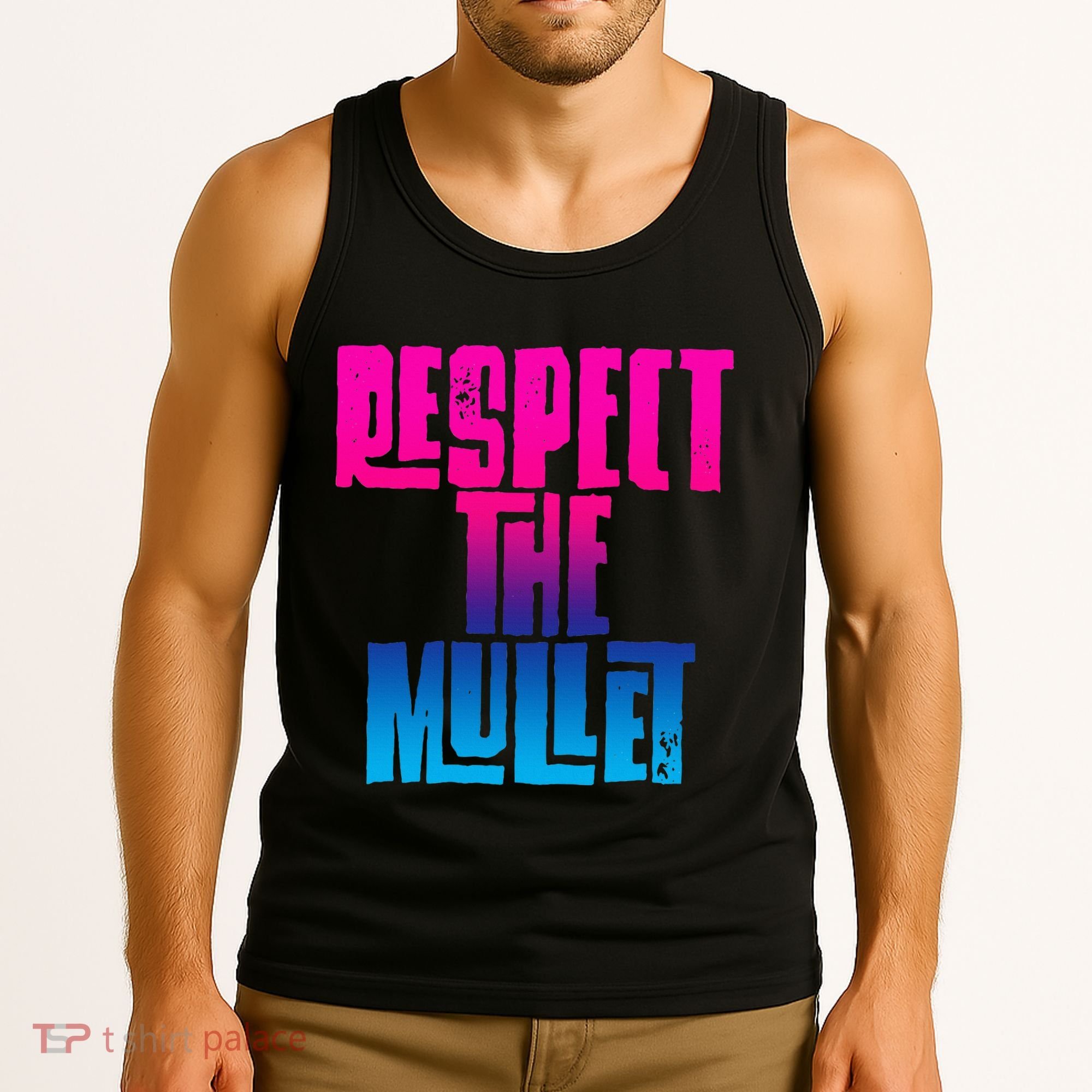 Respect The Mullet Gulf Shores Alabama Fishing Tank Top