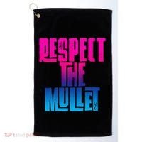 Respect The Mullet Gulf Shores Alabama Fishing Golf Towel thumb 0