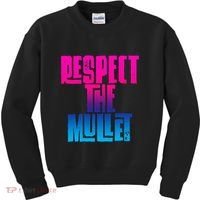 Respect The Mullet Gulf Shores Alabama Fishing Kids Sweatshirt thumb 0