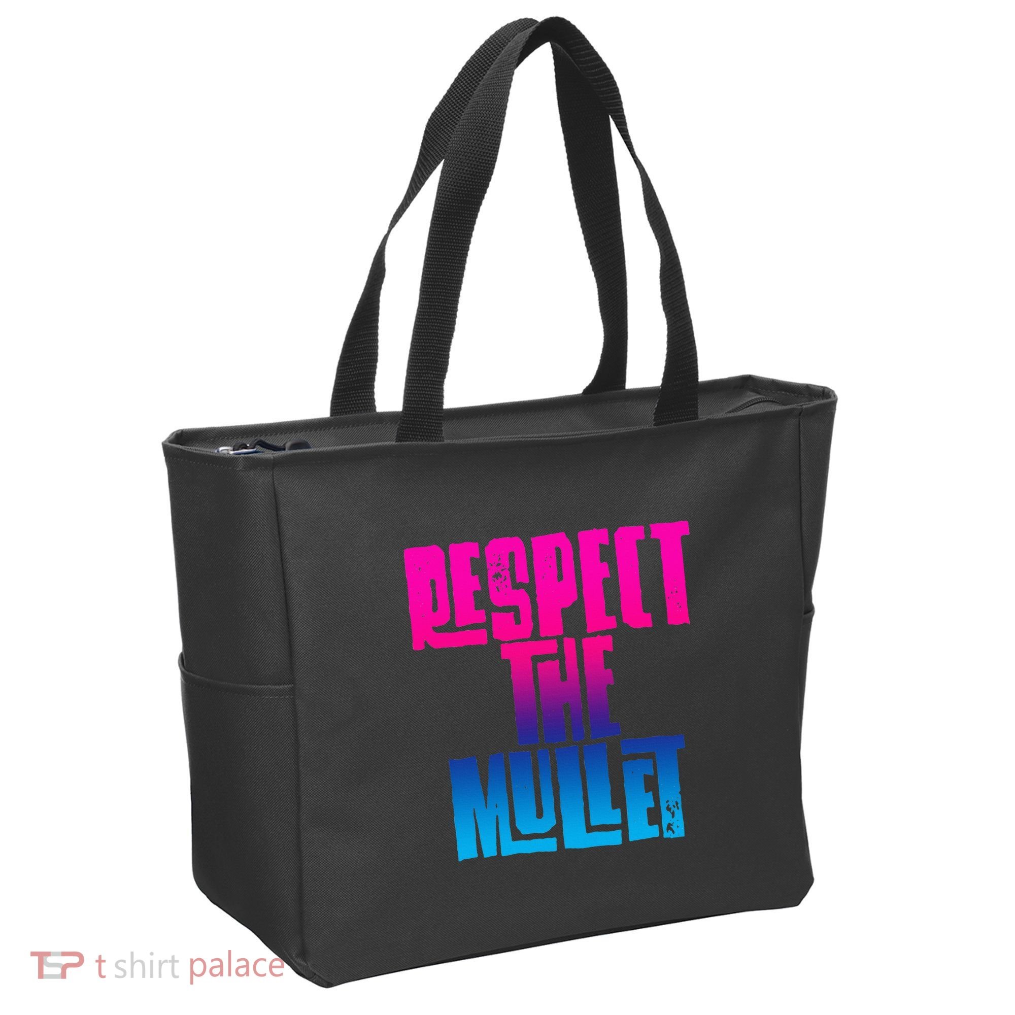 Respect The Mullet Gulf Shores Alabama Fishing Tote Bag