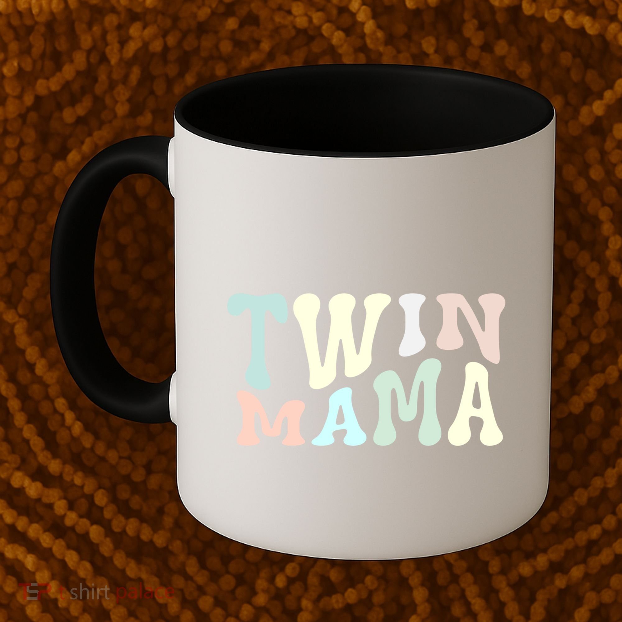 Retro Twin Mama Twin Mom Established Mom Motherhood Gift Coffee Mug