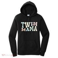 Retro Twin Mama Twin Mom Established Mom Motherhood Gift Women's Hoodie thumb 0