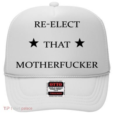 Reelect That Motherfucker Funny Political Hat