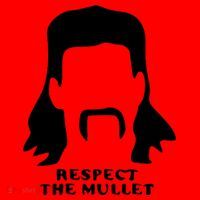 Respect The Mullet It's Mullet Time Funny Redneck Mullet Santa Hat thumb 1