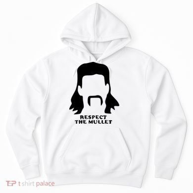 Respect The Mullet It's Mullet Time Funny Redneck Mullet Hoodie