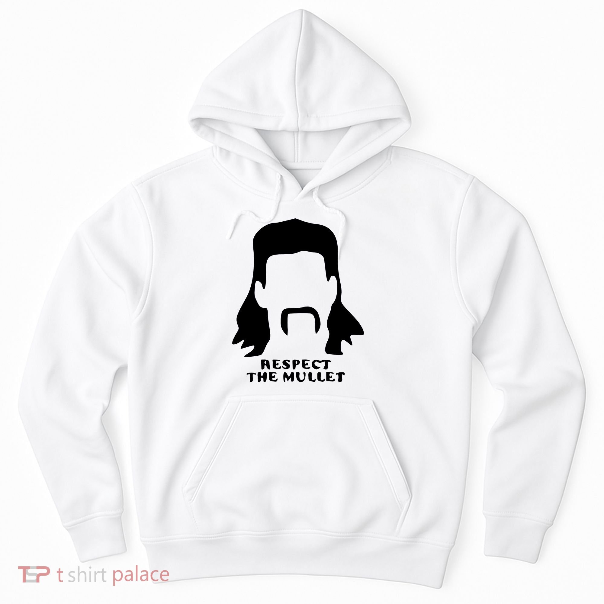 Respect The Mullet It's Mullet Time Funny Redneck Mullet Hoodie