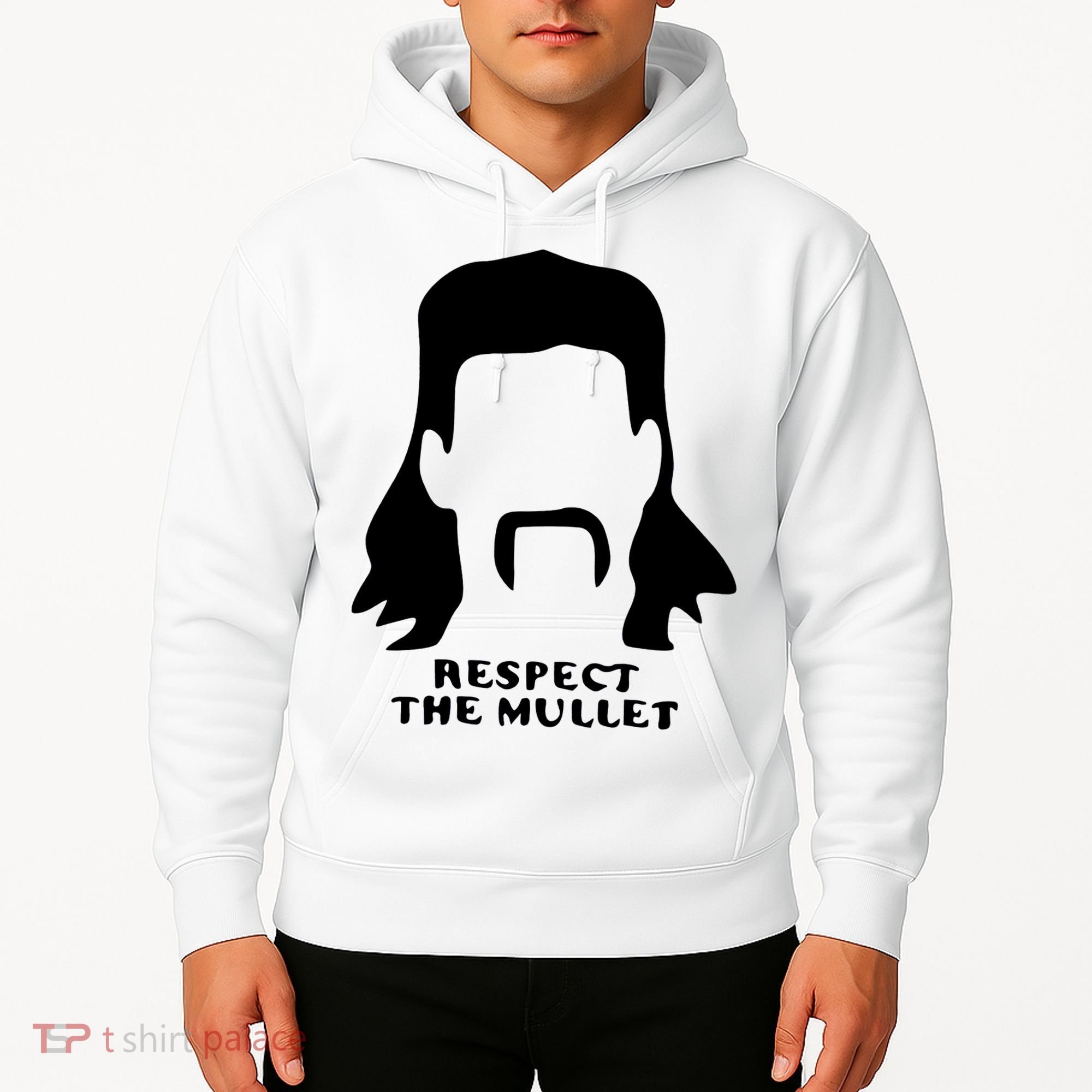 Respect The Mullet It's Mullet Time Funny Redneck Mullet Hoodie