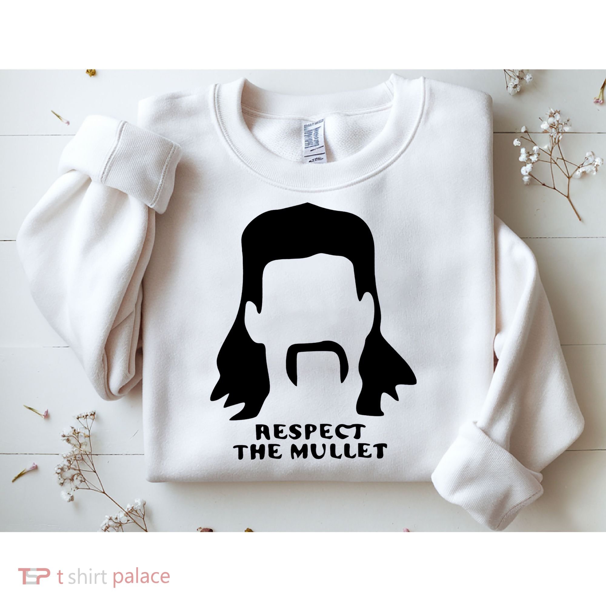 Respect The Mullet It's Mullet Time Funny Redneck Mullet Sweatshirt