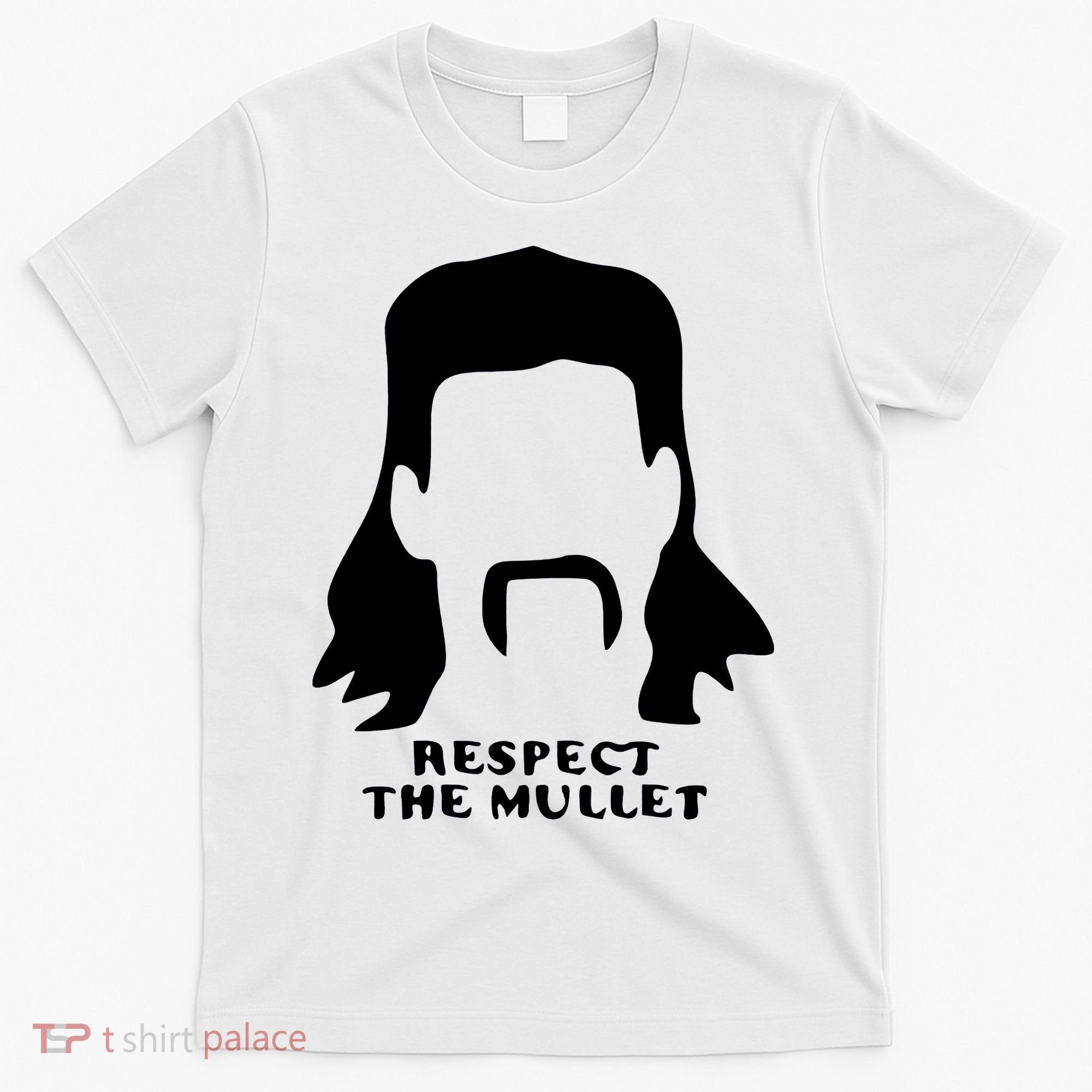 Respect The Mullet It's Mullet Time Funny Redneck Mullet T-Shirt