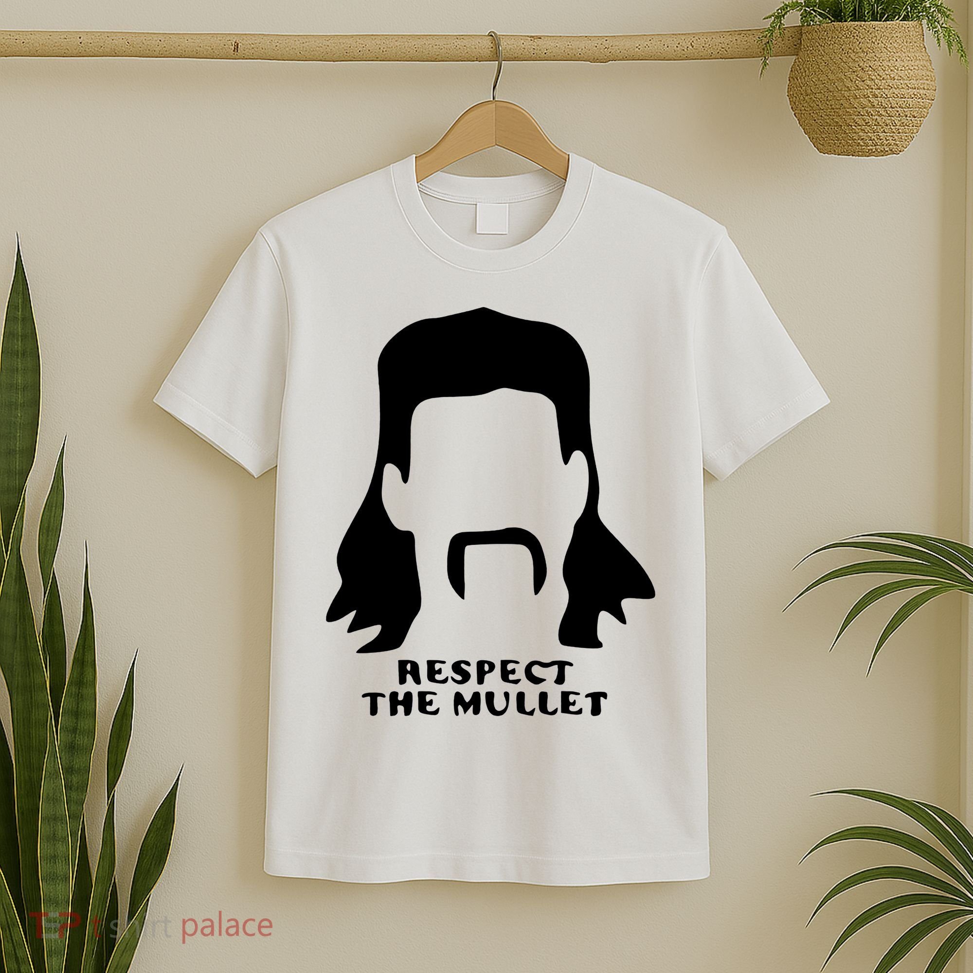 Respect The Mullet It's Mullet Time Funny Redneck Mullet T-Shirt